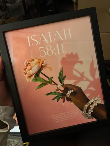 Customer photo review of Isaiah 58:11