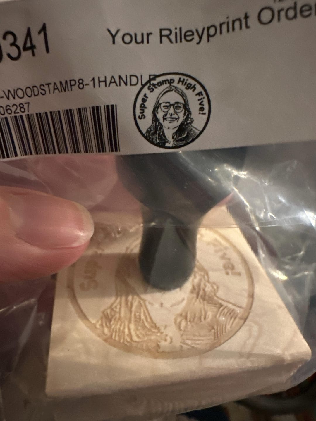 Customer photo review of Face Stamp﹘ Wood Stamp﹘US
