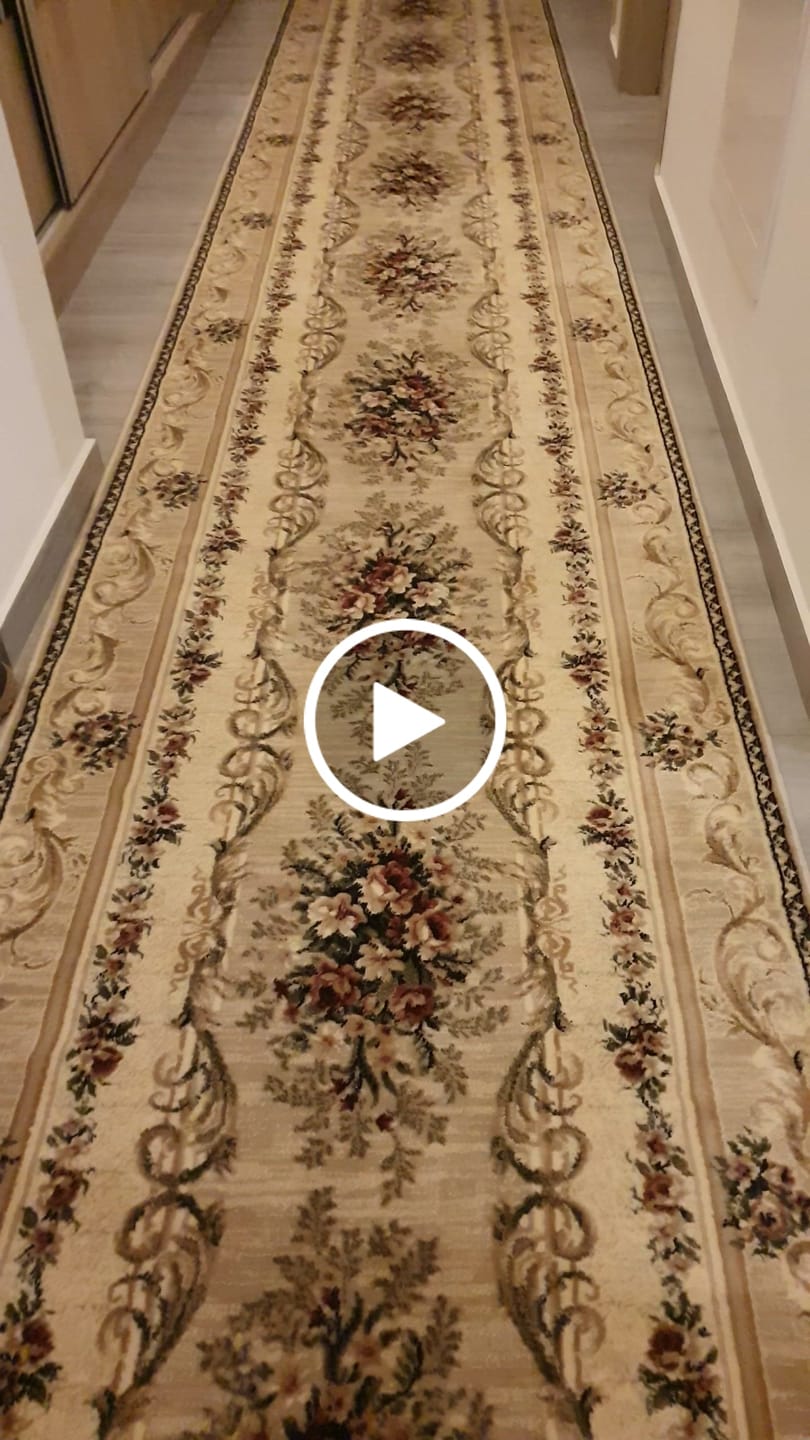 Customer video review of Traversa Lotos, crem, latime 100 cm (surfilata)