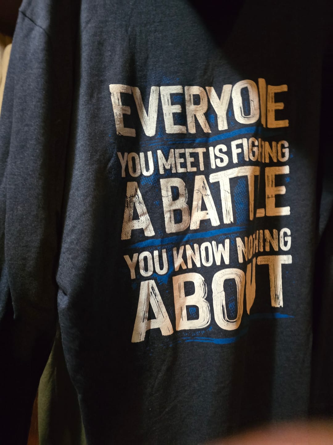 Customer photo review of Be Kind - Hooded Long-Sleeve