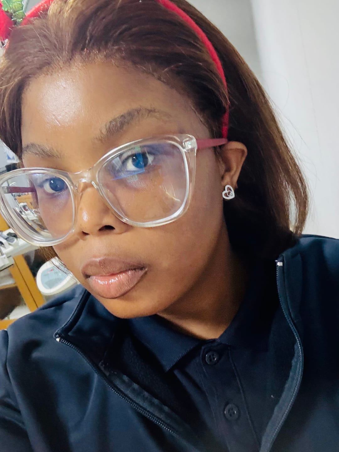 Customer photo review of Silver Thando Studs