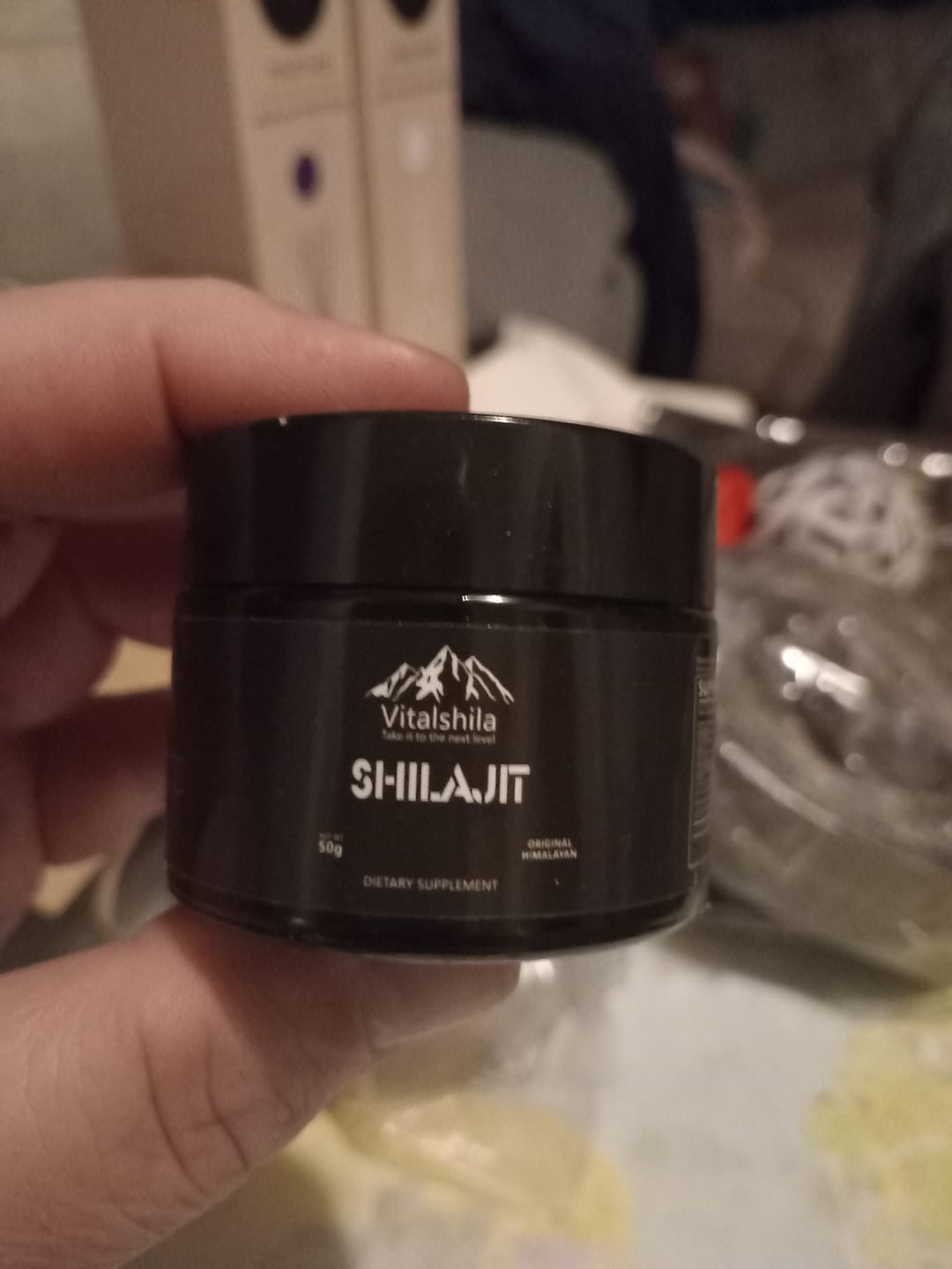 Customer photo review of Vitalshila Shilajit