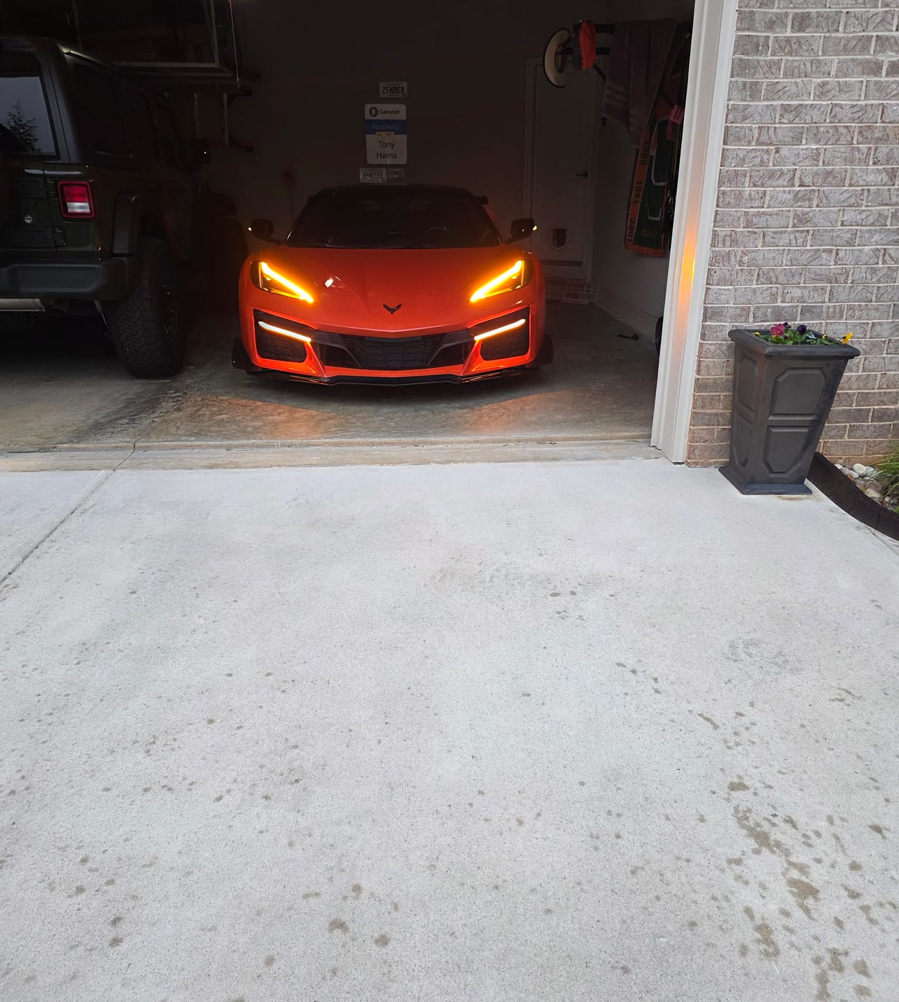 Customer photo review of Corvette C8 Z06 Models | CARBON FIBER Sequential LED DRL Light Bar Bezel Insert