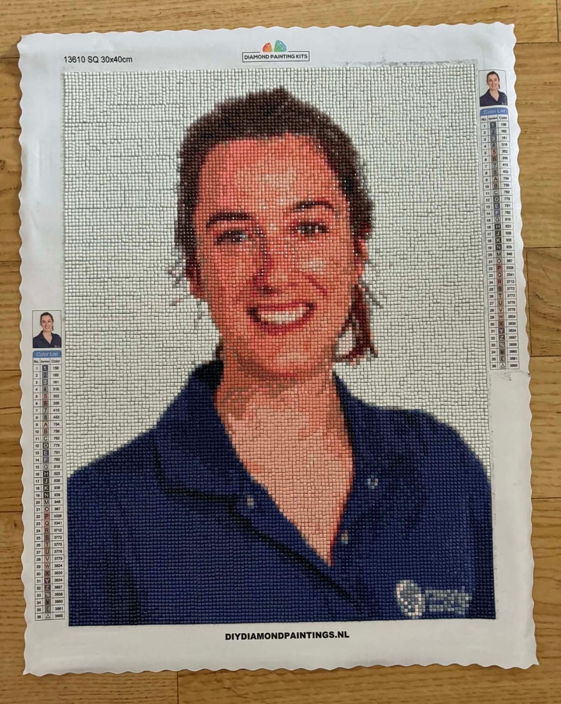 Customer photo review of Diamond Painting Eigen Foto (New)