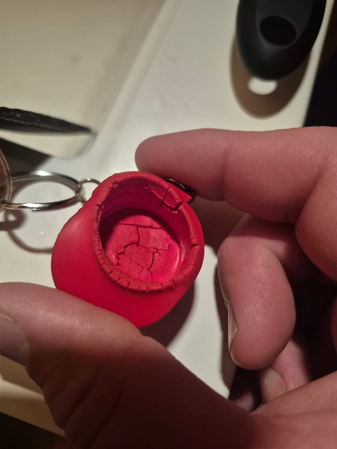 Customer photo review of MAGA Hat Keychain (Limited Edition)