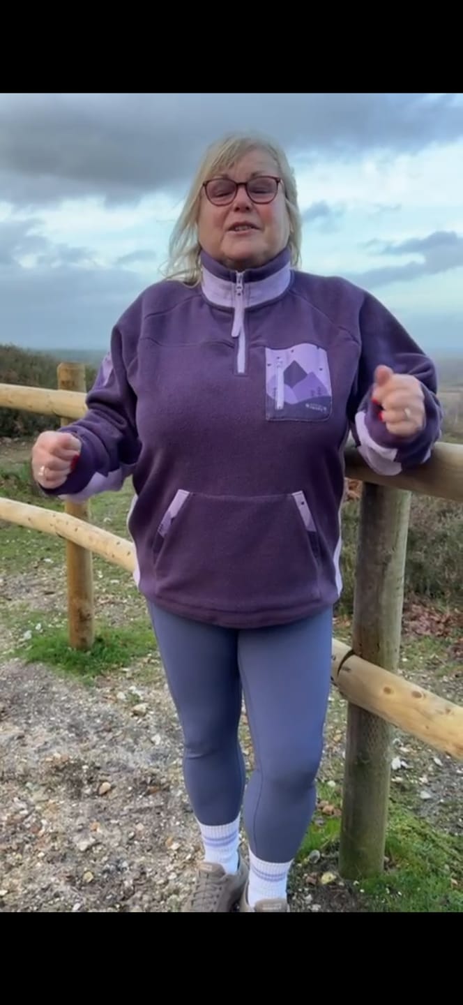 Customer photo review of Ribbed Leggings - Indigo
