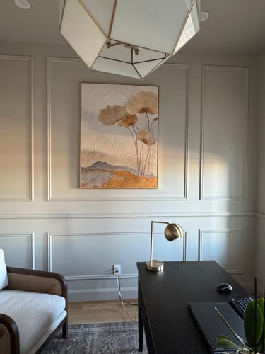 Customer review photo for Plaster Art Texture Painting #SG481