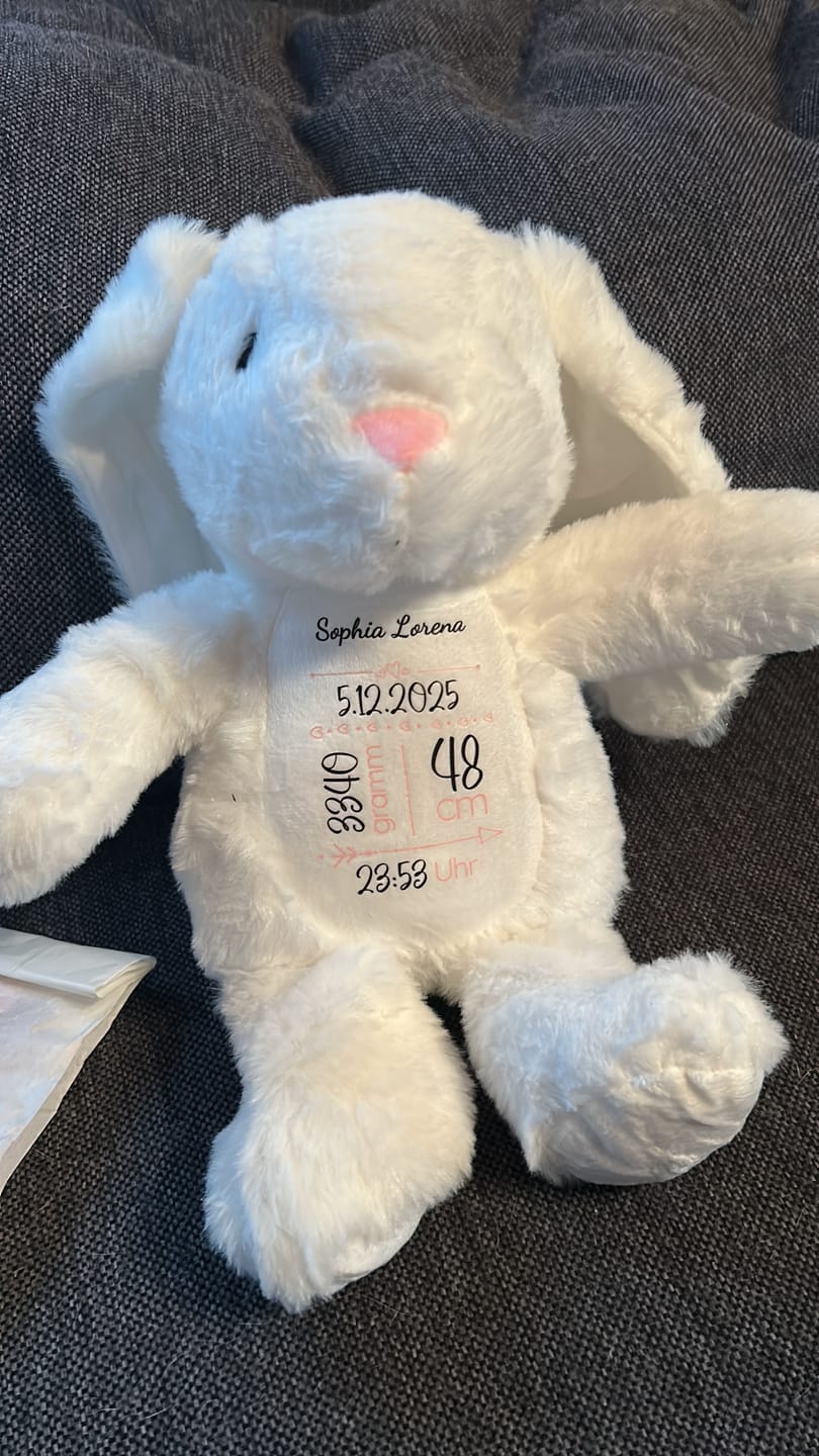 Customer photo review of Hasi - Kinder-Stoffhase