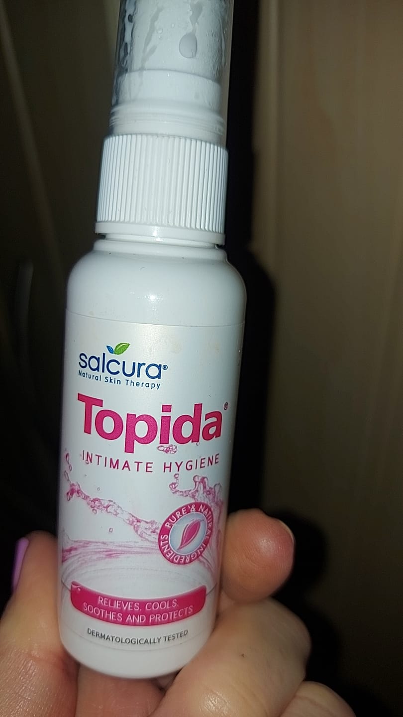 Customer photo review of Topida Intimate Hygiene Spray