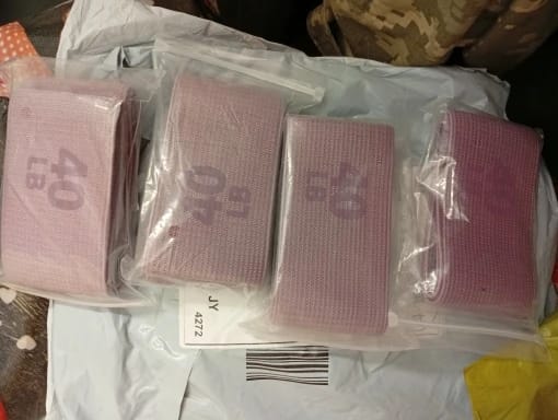 Customer photo review of Fabric Resistance Band Set