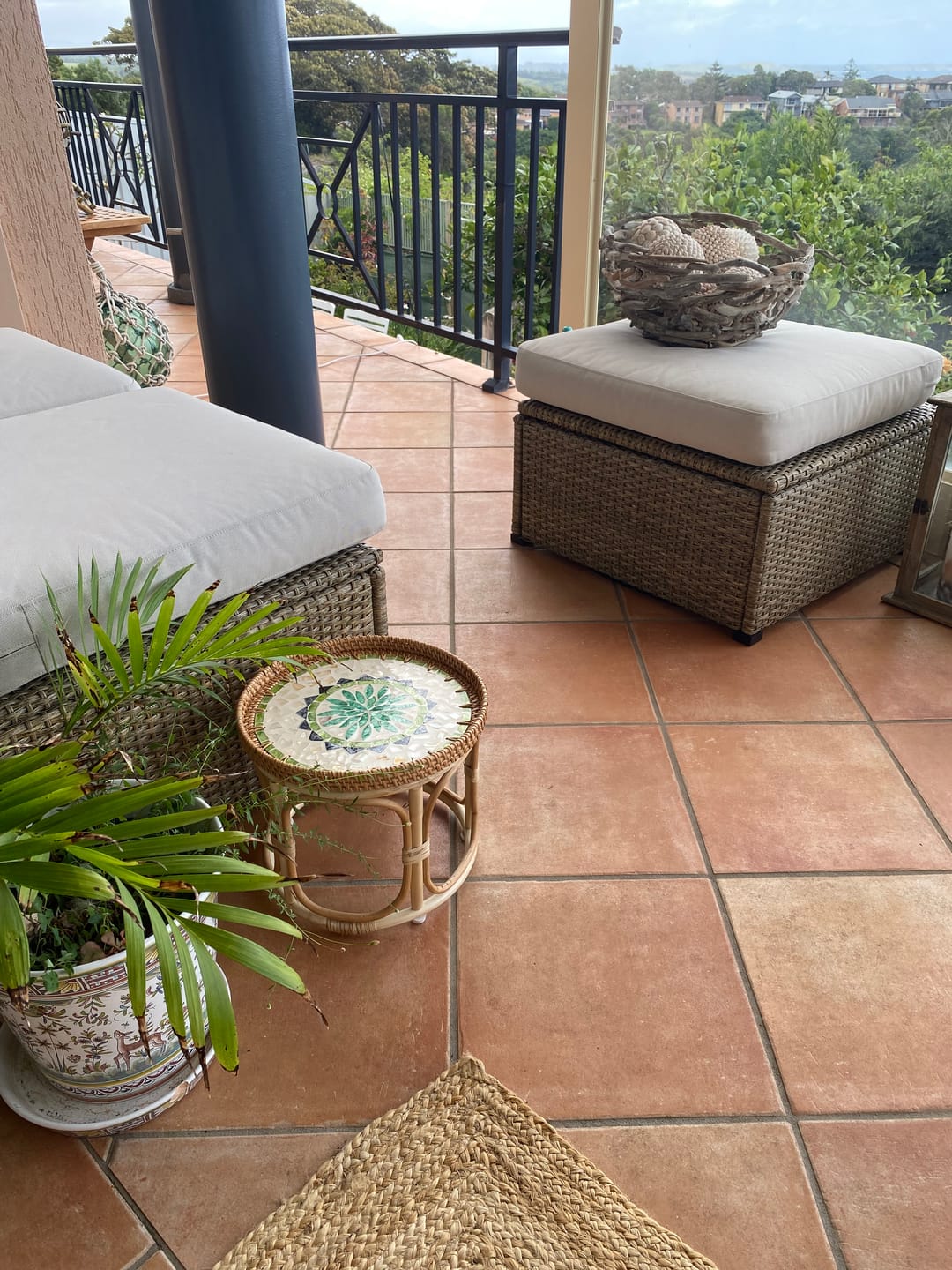 Customer photo review of Oasis Rattan Table Set