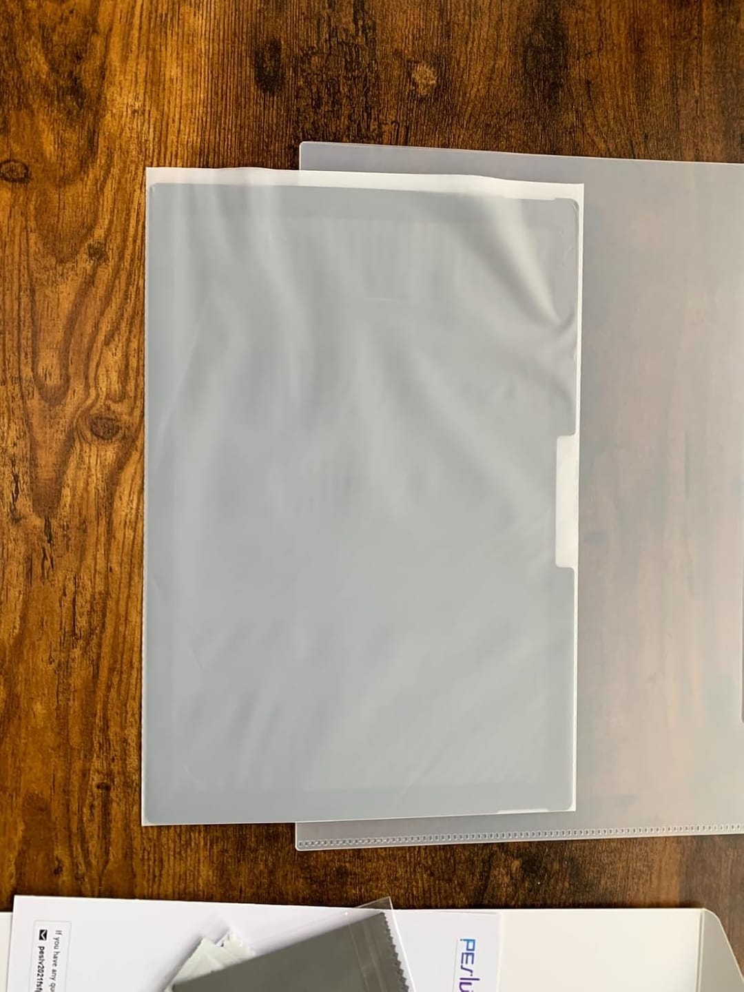 Customer photo review of Removable Computer Monitor Privacy Screen Filter - for 16:9 Aspect Ratio