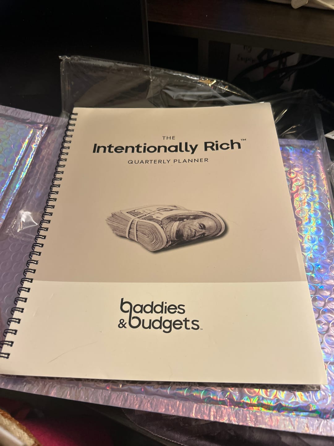 Customer photo review of Quarterly Planner | Intentionally Rich™️