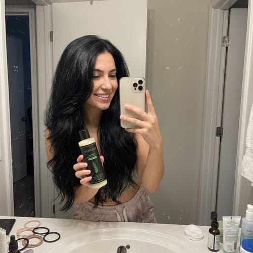 Customer photo review of Kerarose Rosemary Shampoo