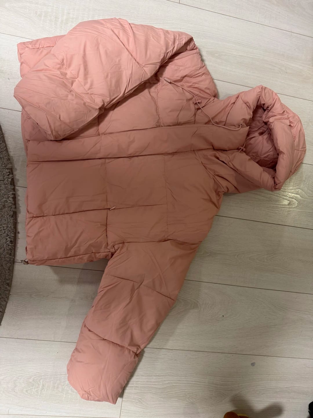 Customer photo review of Vienna Hooded Puffer Jacket