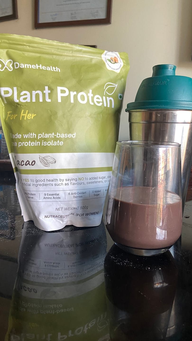 Customer photo review of Plant Protein l All Natural Protein for Women