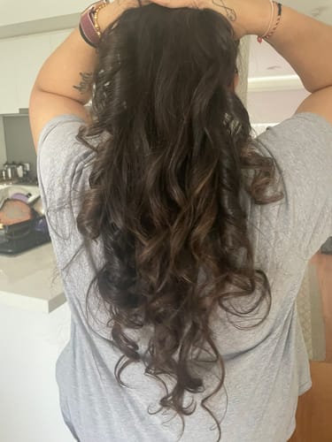 Customer photo review of Natural Hair Shampoo