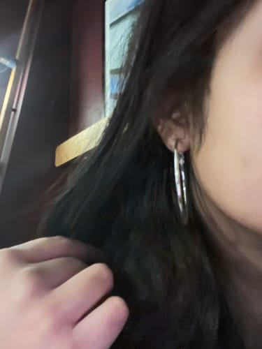 Customer photo review of Juliet Earrings Set - 925 Sterling Silver