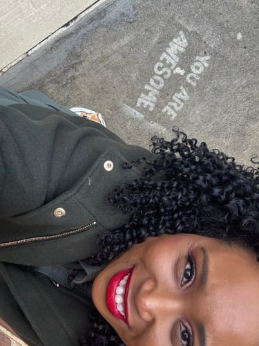 Customer photo review of FREE You Are Awesome PopOut Stencil