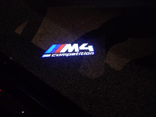 Customer photo review of BMW G SERIES DOOR LIGHTS