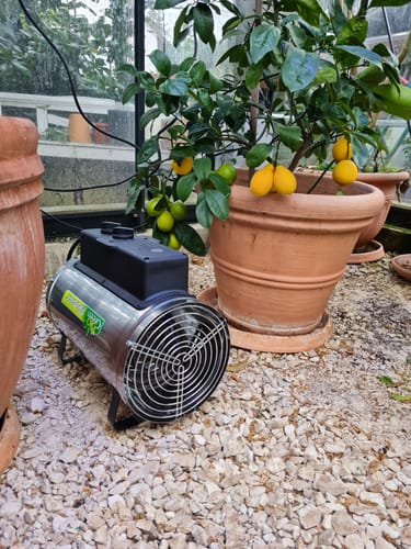 Customer photo review of Gewächshausheizung "Phoenix" mit 3 Stufen bis 2800 W und 460 m³/h Luftumwälzung