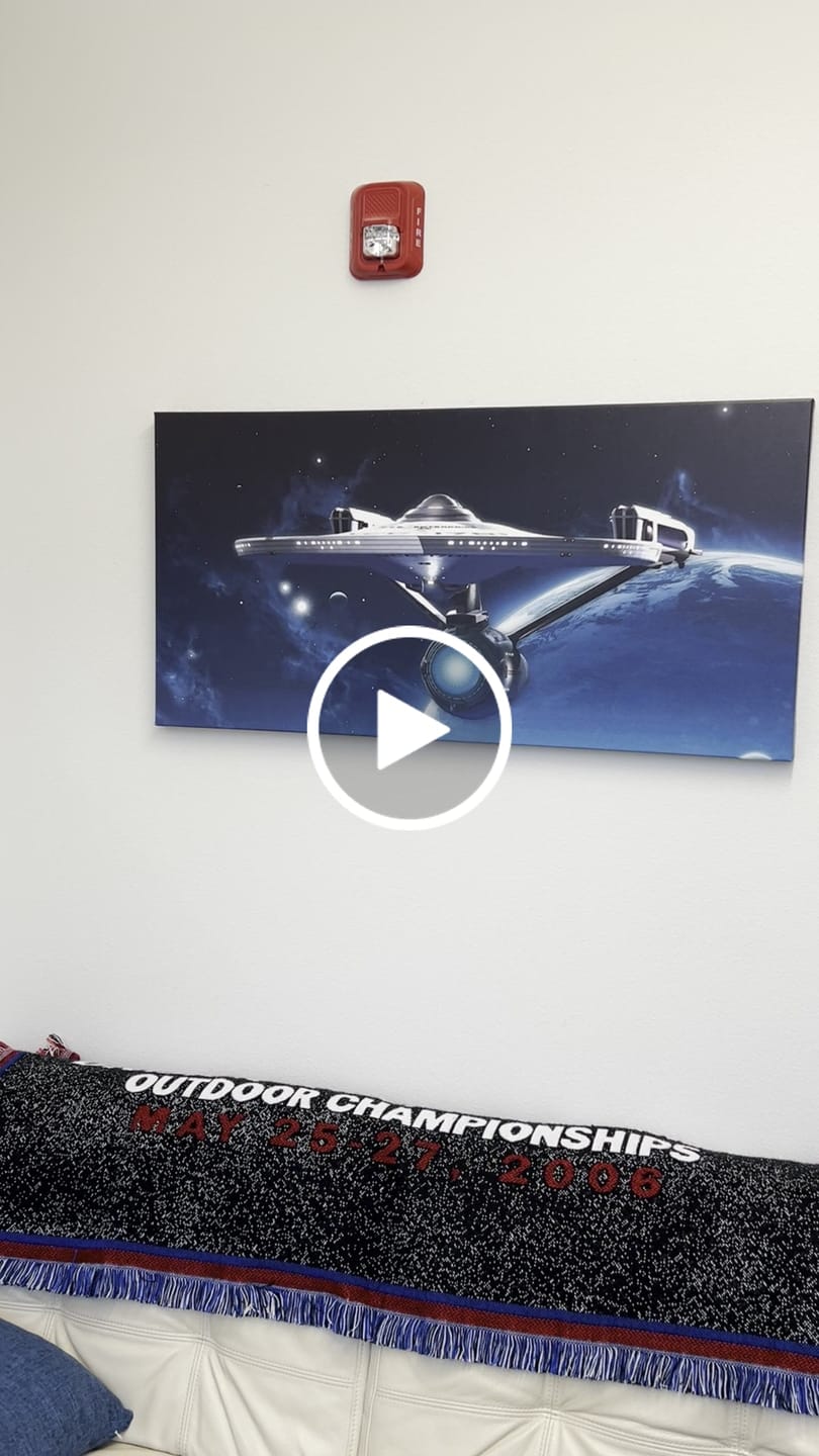 Customer video review of Enterprise Wall Art