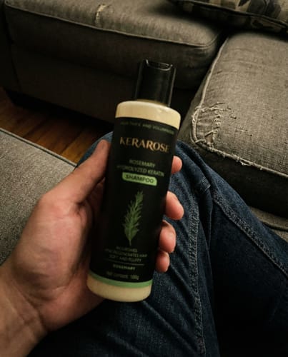 Customer photo review of Kerarose Rosemary Shampoo