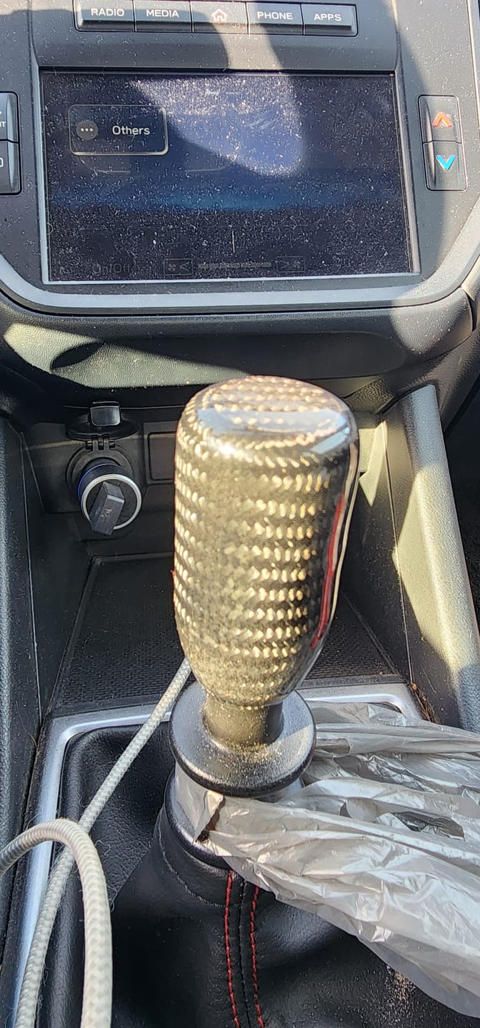 Customer photo review of Damaged Shift Knobs