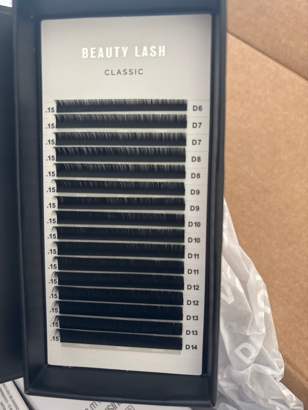 Customer photo review of Mixed Classic Lashes