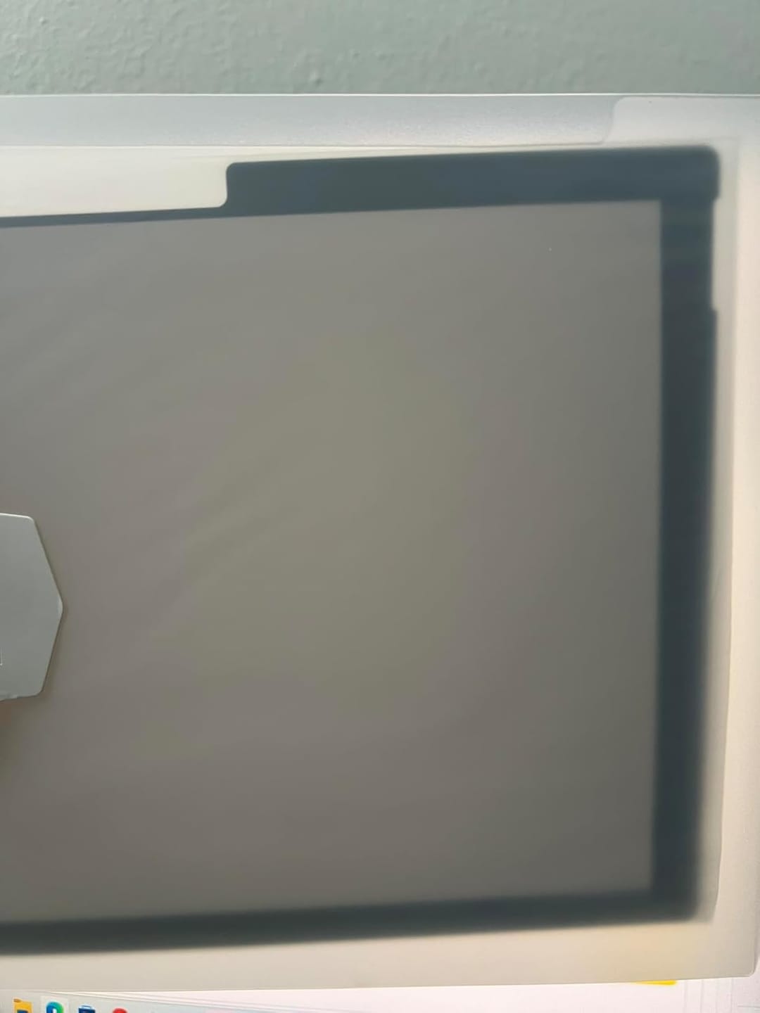 Customer photo review of Removable Computer Monitor Privacy Screen Filter - for 16:9 Aspect Ratio