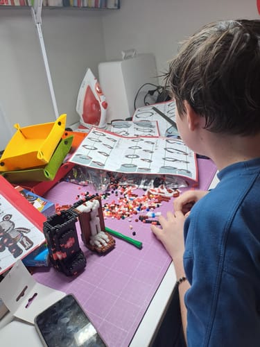 Customer photo review of Boîtes de tri des pièces 25x25 cm