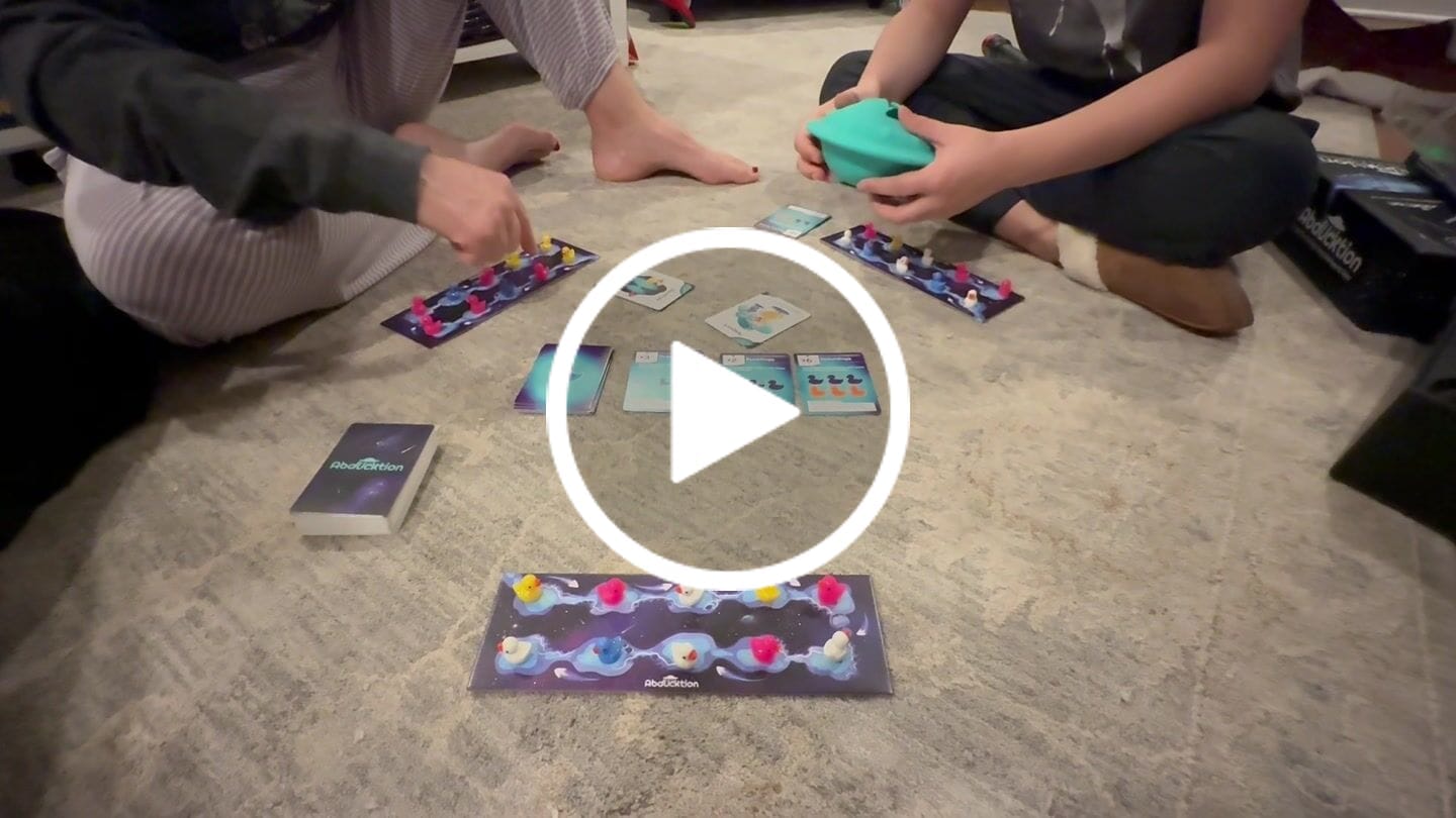 Customer video review of Abducktion Base Game + IntergalacDuck Expansion (ships inside main box!)