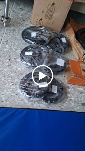 Customer video review of Kit Com 12kg de Anilhas Emborrachadas