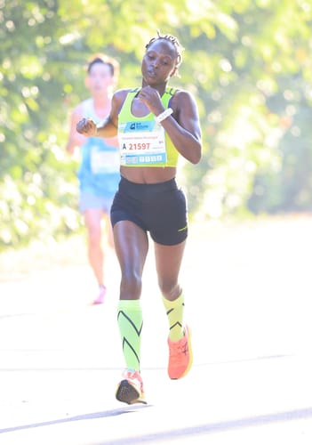 Customer photo review of Women's Velocity Tights - Charcoal Black (BUY 1 GET 1 FREE – ADD 2 TO CART)
