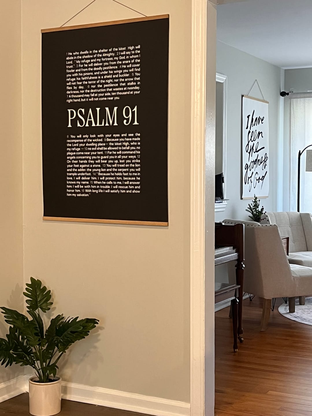 Customer photo review of Large Poster: Psalm 91