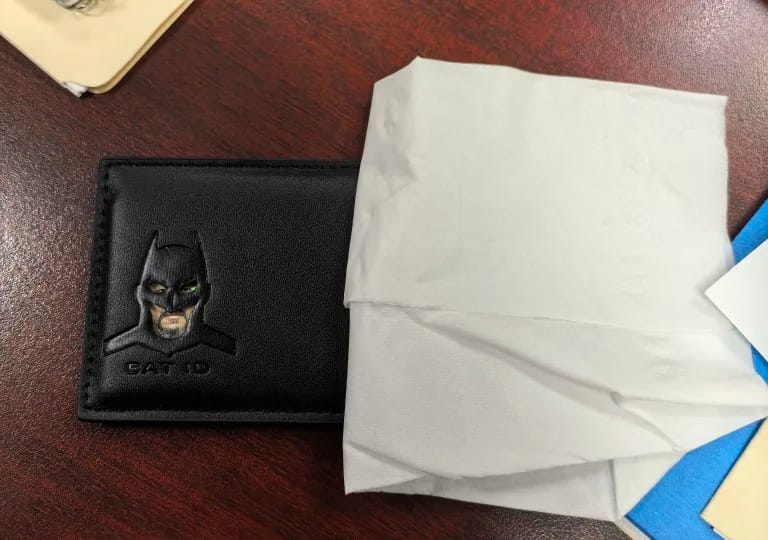 Customer photo review of #1 Bat ID Wallet