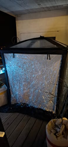 Customer photo review of PREMIUM Überwinterungszelt ALASKA L 150 x 150 x 180 cm