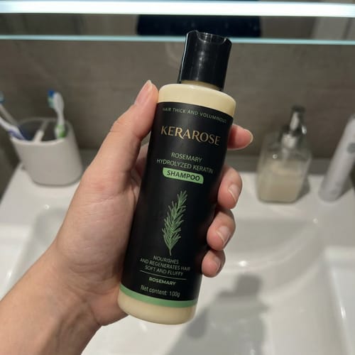 Customer photo review of Kerarose Rosemary Shampoo