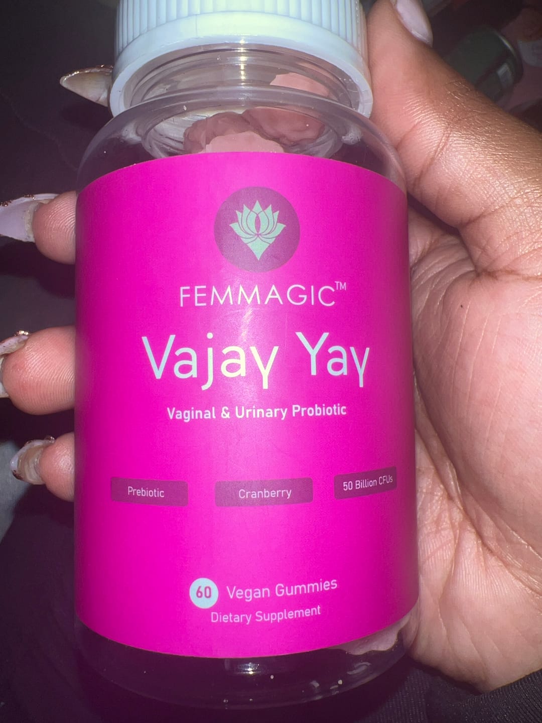 Customer photo review of Vajay Yay |  Probiotic Gummies