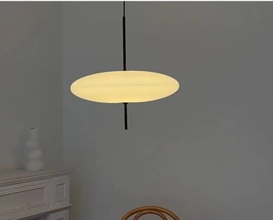 Customer photo review of Luminária pendente acrílico em led