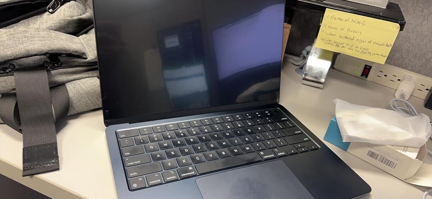 Customer photo review of Removable Computer Monitor Privacy Screen Filter - for 16:9 Aspect Ratio