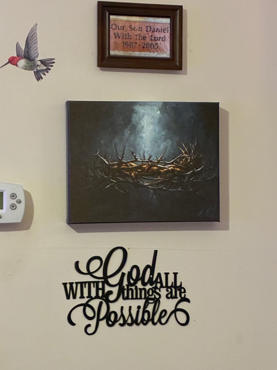 Customer photo review of Crown of Thorns