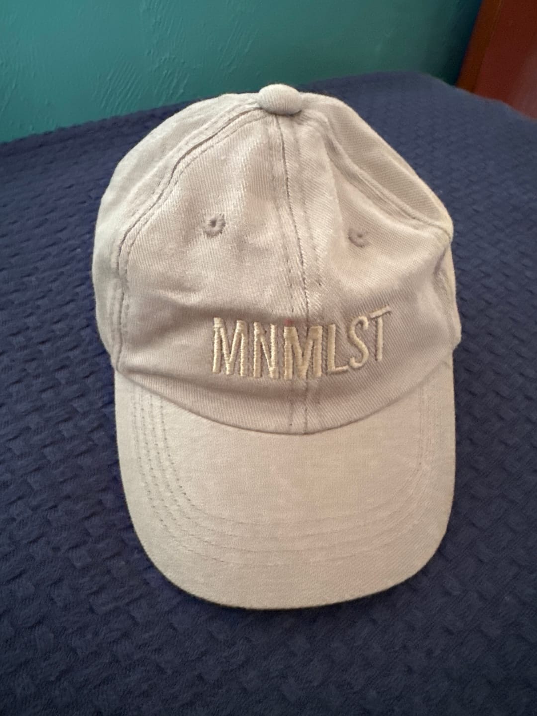 Customer photo review of Boné Infantil Minimalista | Liso Moss Green