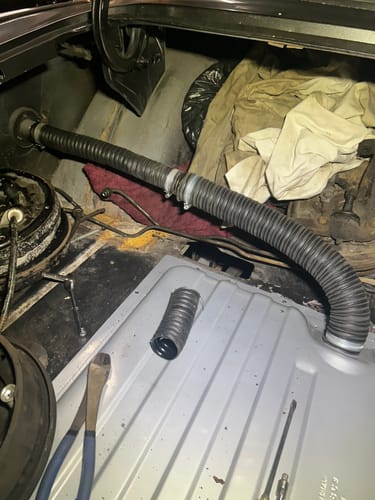 Customer photo review of 45mm (1 3/4") ID Ultra Flexible Fuel Filler Hose