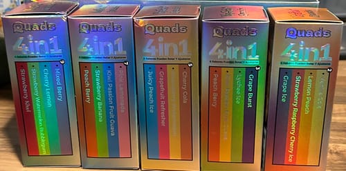 Customer photo review of VAPSOLO QUADS 80000 4en1 | 4 sabores