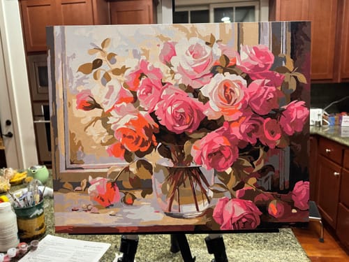 Customer photo review of Numbered Roses