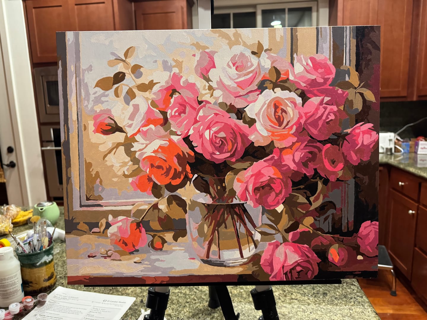 Customer photo review of Numbered Roses