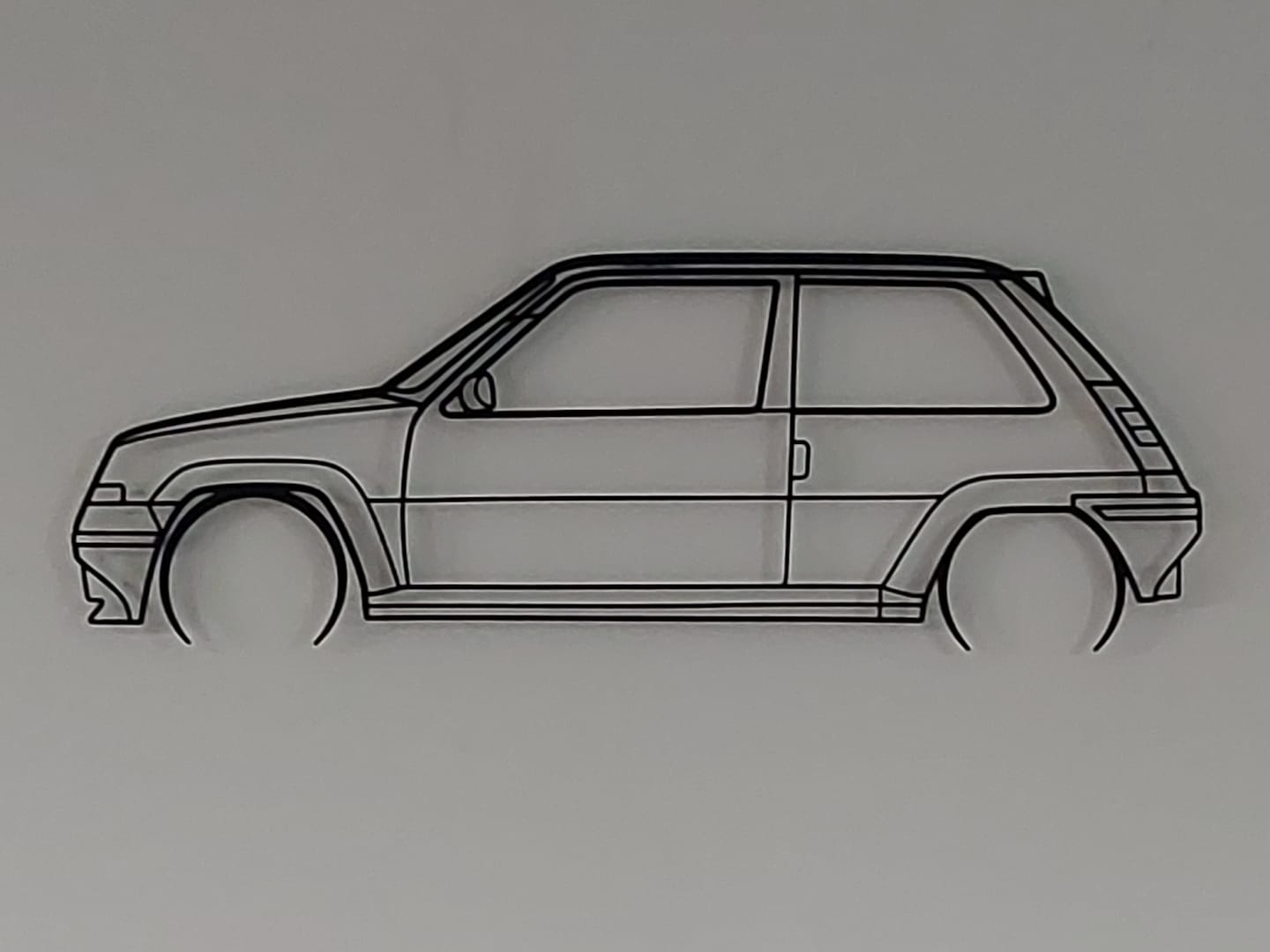 Customer photo review of 5 GT Turbo Décoration murale métallique silhouette détaillée