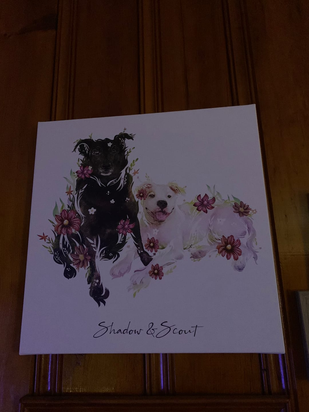 Customer photo review of Flowerpup Custom Pet Portrait (Humans too!)