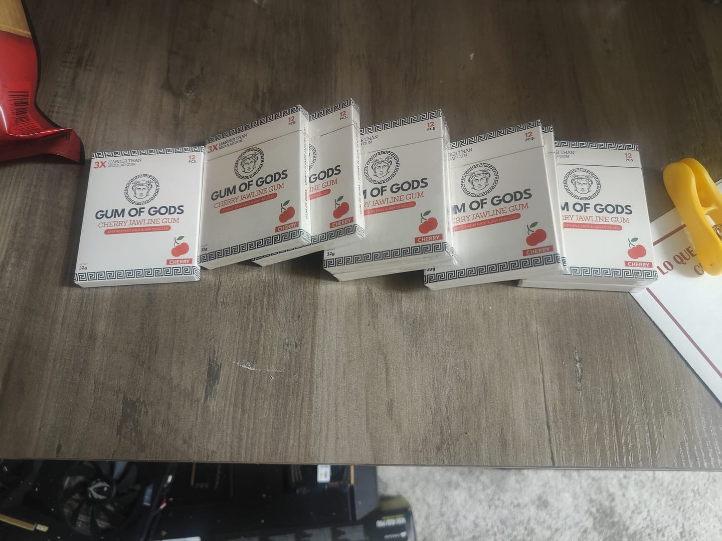 Customer photo review of Gum of Gods: Jawline Gum